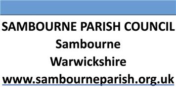 Sambourne Parish Council Meeting Agenda 16th September  2025 starting at 19:00